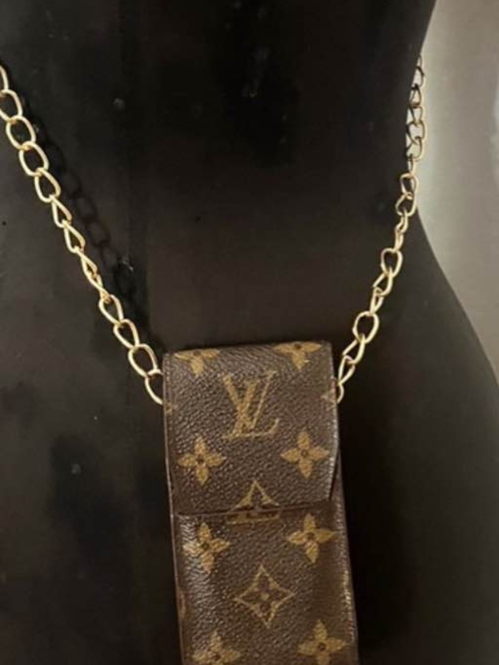 Louis Vuitton Damier Ebene cosmetic/cigarette box Case - Brown checkered design - Picture 9 of 10